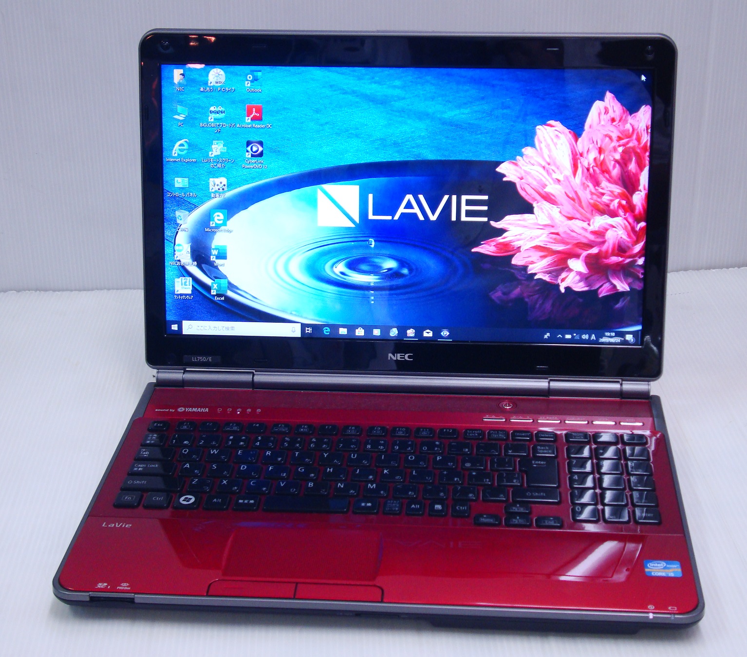 NEC LaVie PC-LL750/E CPU:Corei5 2410M 2.3GHz / メモリ:8GB