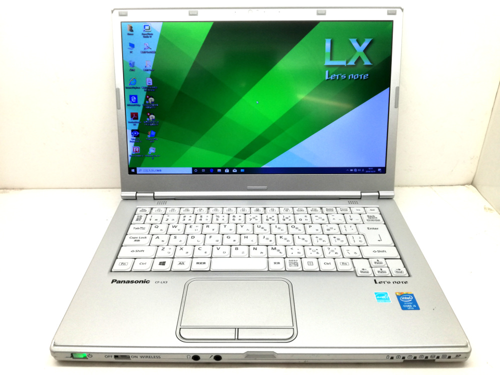Panasonic Let's note CF-LX4 CPU：Core i5-5300U 2.3GHz / メモリ：4GB / HDD