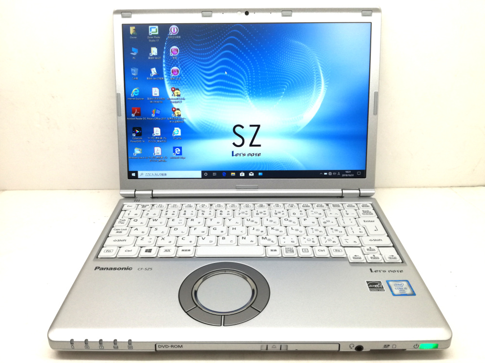 Panasonic Let's note CF-SZ5 CPU：Core i5-6300U 2.4GHz / メモリ