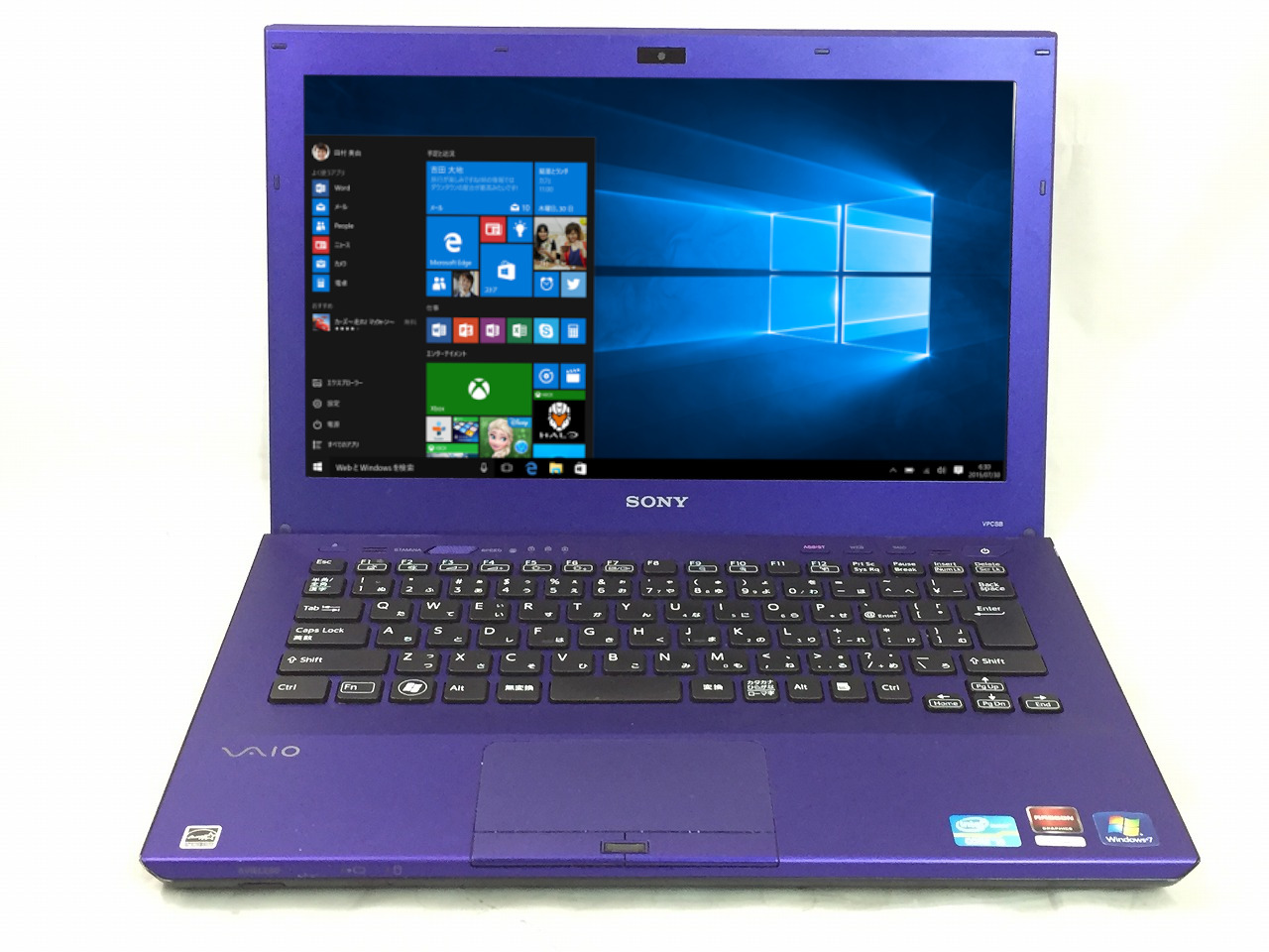 SONY VAIO PCG4121GN CPU： Core i3 2350M 2.3GHz/メモリ：4GB/HDD