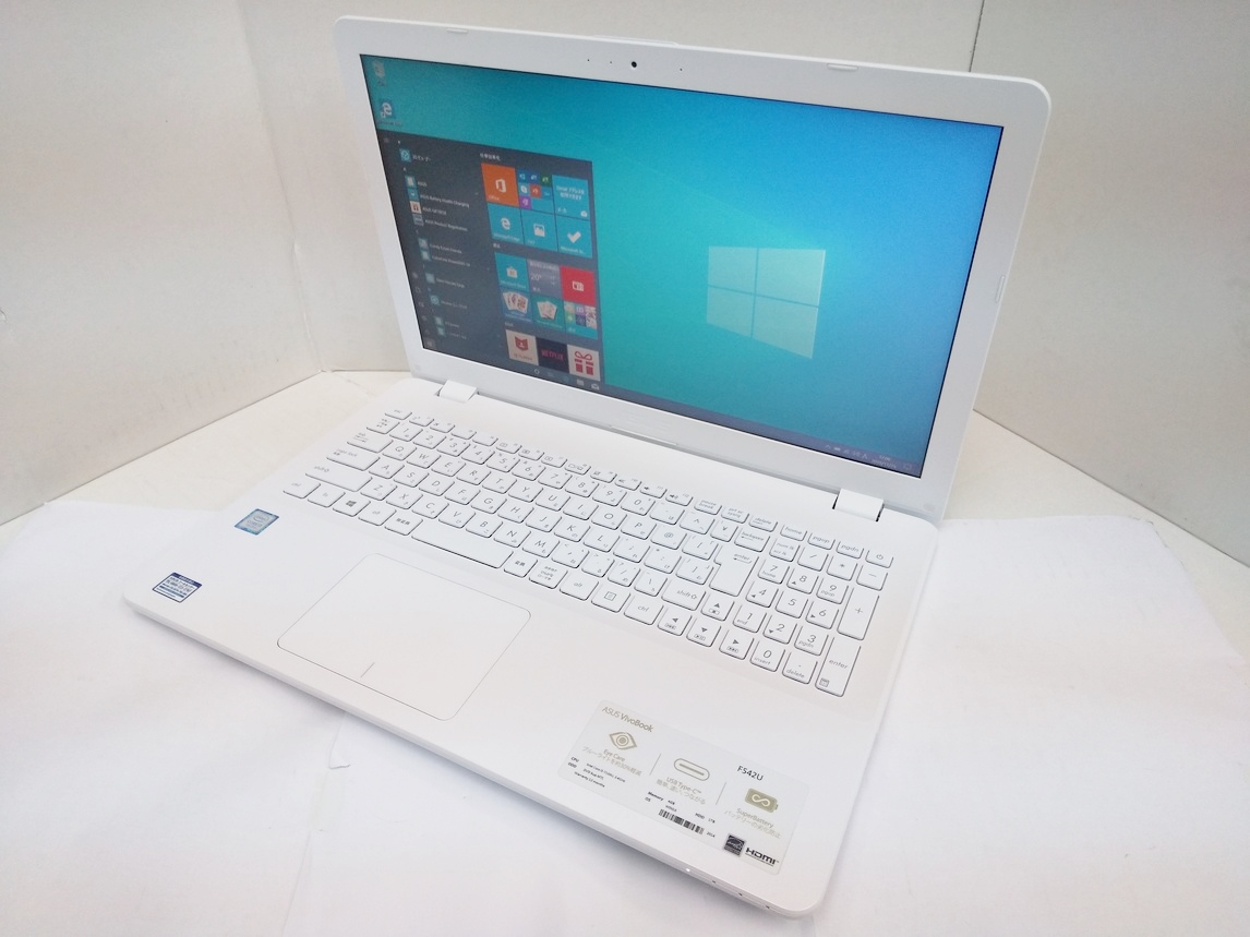 ASUS VivoBook F542U 新品未使用　ホワイト