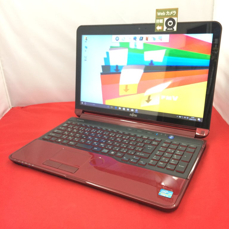 富士通 LIFEBOOK AH77/G Windows10 Home 64bit(HDDリカバリ) / Polaris ...