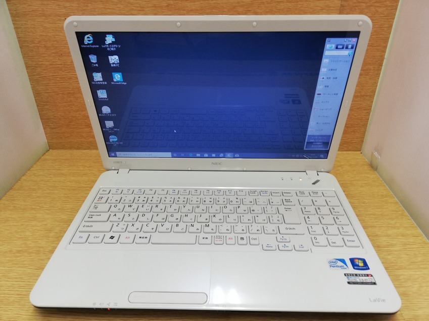 NEC PC-LS150ES6W CPU:Intel Pentium P6200 2.13GHz / メモリ:4GB