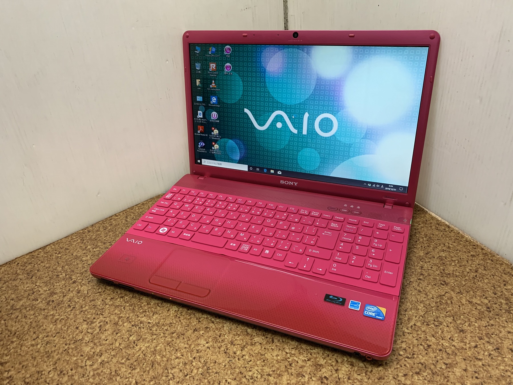 SONY VAIO VPCEB29FJ CPU：Core i5 2.4GHz / メモリ：8GB / HDD 500GB