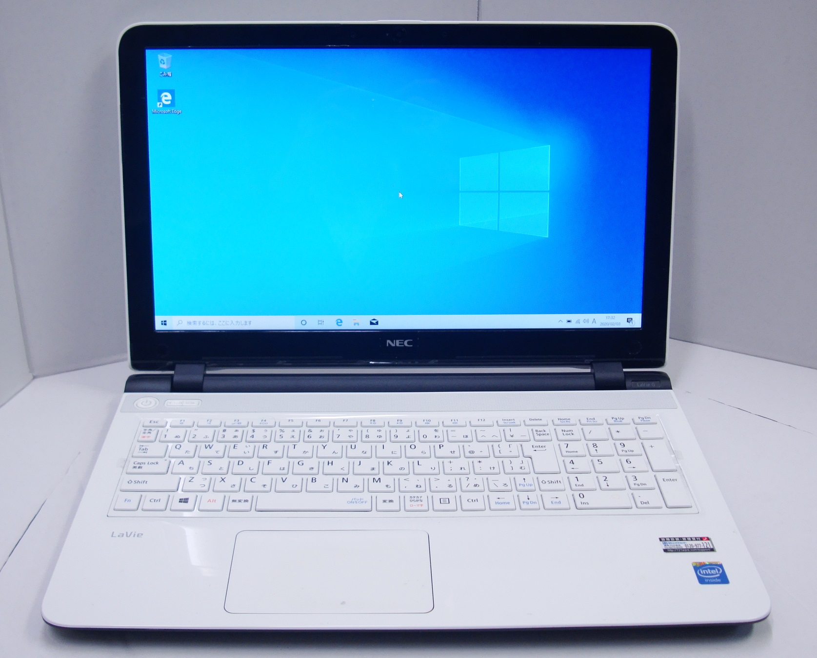 NEC LaVie PC-GN14 CPU:Celeron 2957U 1.40GHz / メモリ:4GB / HDD:500GB / DVD