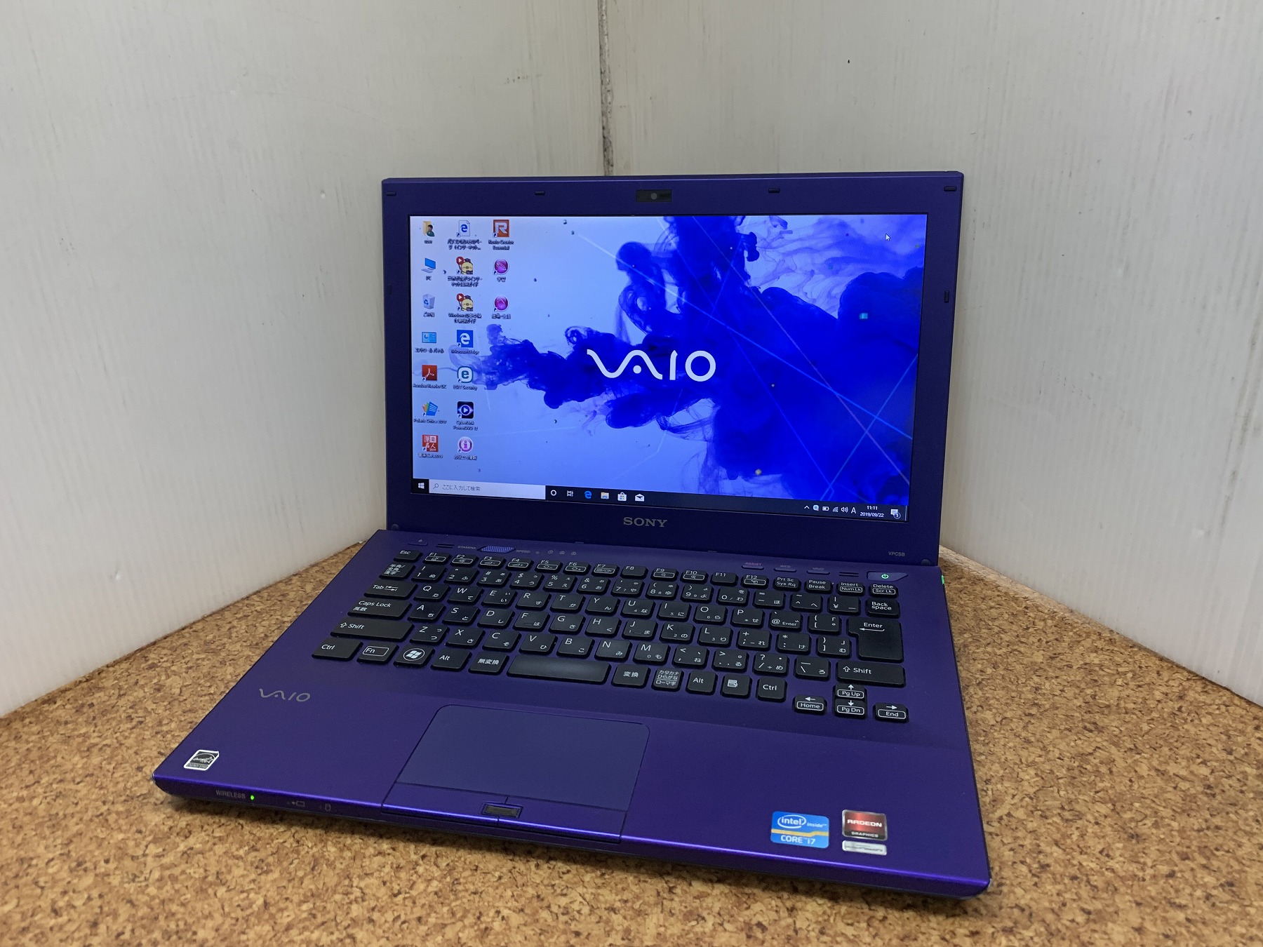 SONY VAIO VPCSB2AJ CPU：Core i7 2620M 2.7GHz / メモリ：8GB / HDD