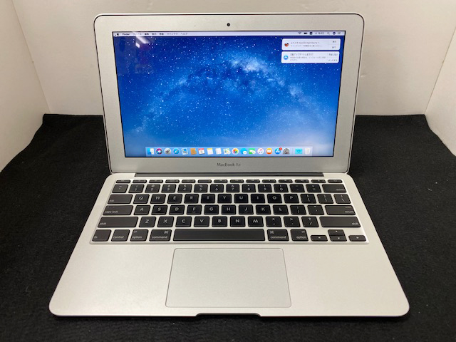 Apple MacBook Air MC505JA/A CPU:Core2Duo 1.4GHz / メモリ:2GB / SSD