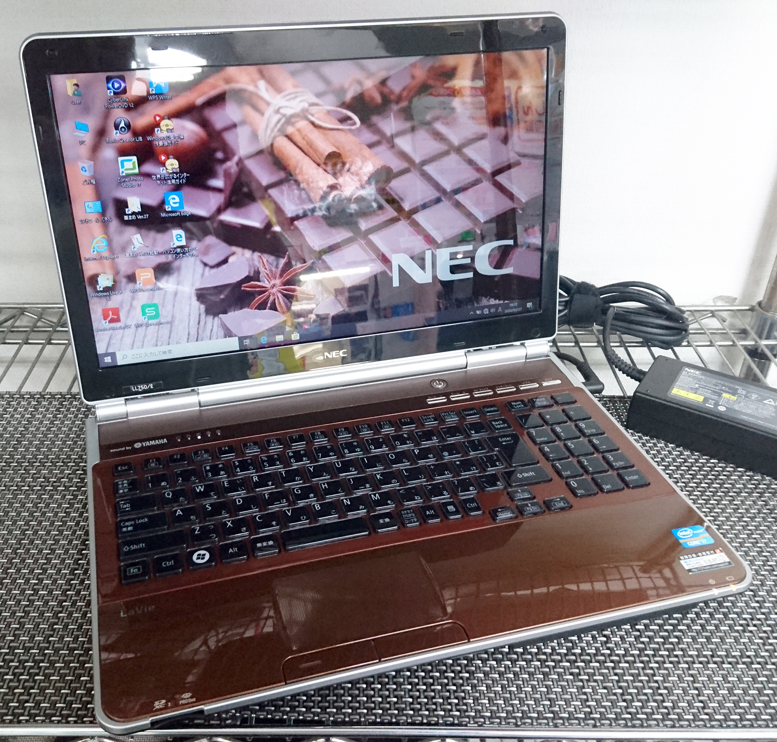 NEC LaVie LL750/E ブラウン PC-LL750ES6C CPU：Core i7-2630QM 2.0GHz / メモリ：4GB