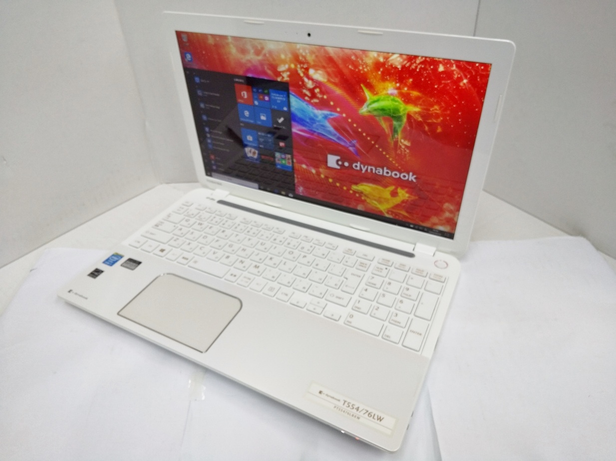 東芝 dynabook T554/76LW (Core i7-4700MQ 2.40GHz/8GB/1TB) 中古ノートパソコンが激安販売中