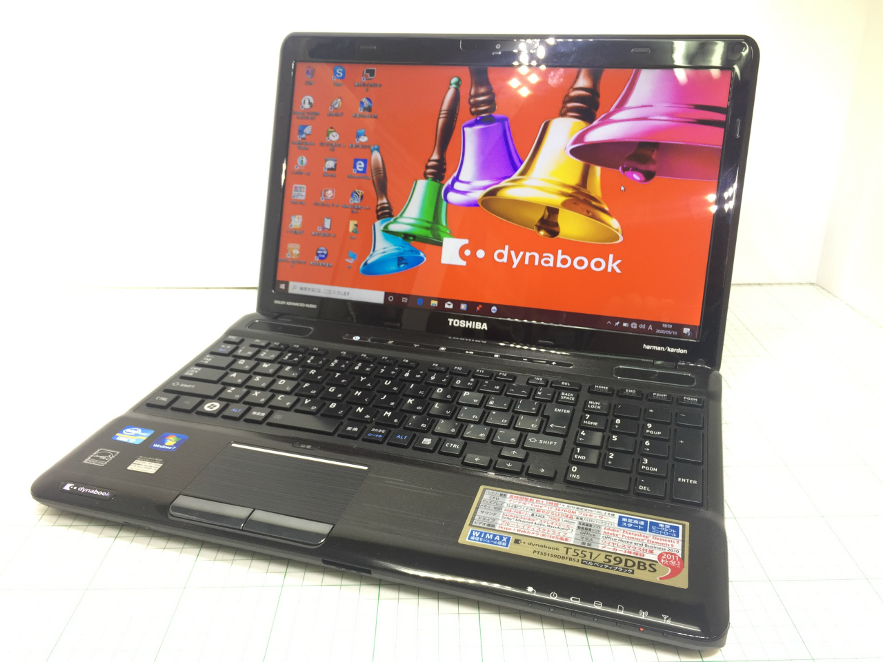 東芝 dynabook T551/59DBS CPU:Intel Core i7 2670Q 2.2GHz / メモリ