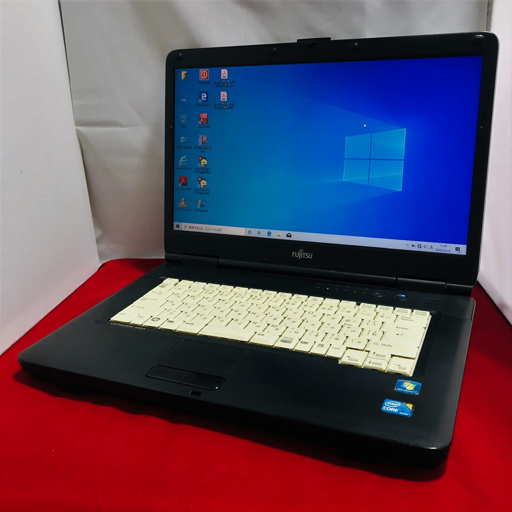 富士通 LIFEBOOK A550/A Windows10 Home 64bit(HDDリカバリ) / Polaris Office