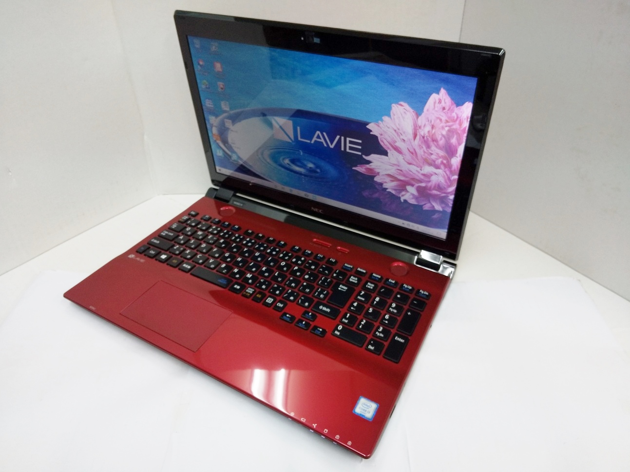 NEC赤ノート バッテリー残が6時間以上表示 新品SSD120GB搭載 (Core