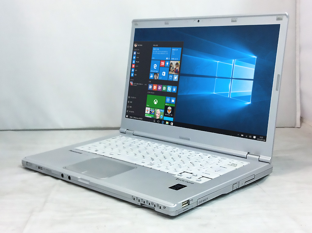 Panasonic Let'snote CF-LX4 CPU： Core i5 5300U 2.3GHz/メモリ：8GB