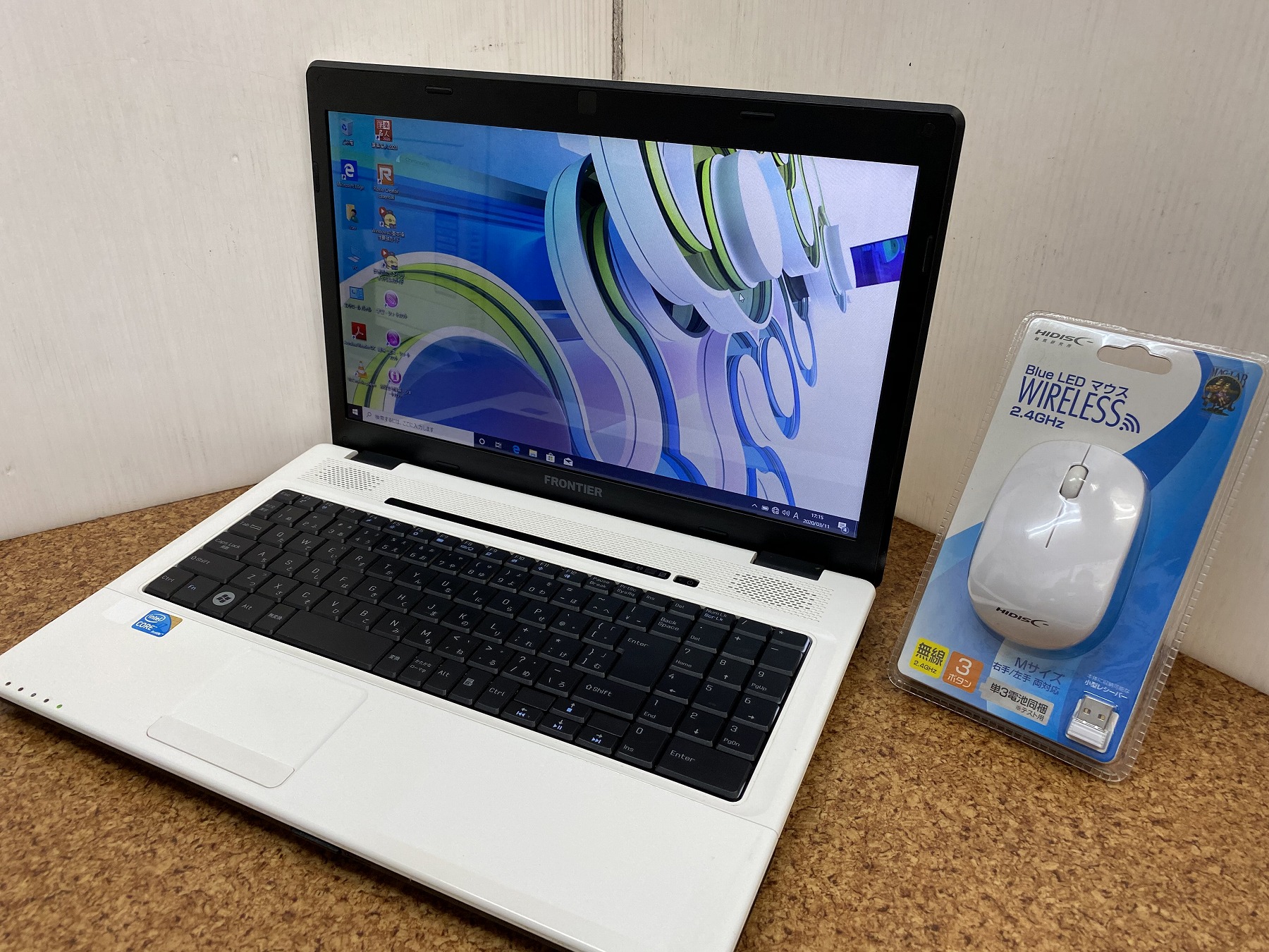 FRONTIER FRNP707 CPU：Core i7 2.66GHz / メモリ：4GB / SSD 240GB 