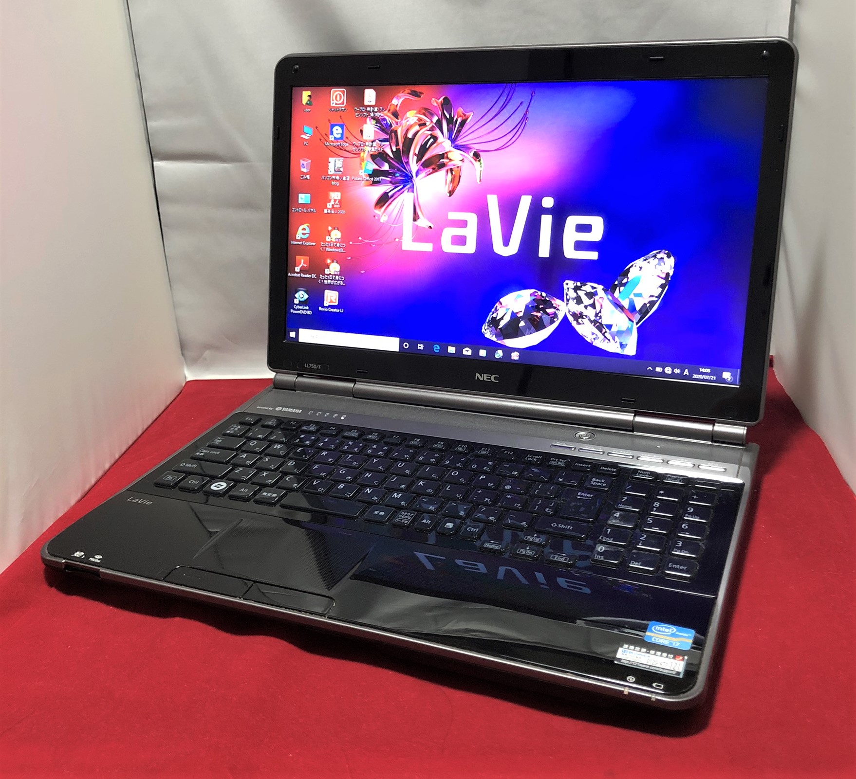 NEC LaVie LL750/F レッド win7 CORE i7 64ビット