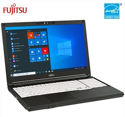 富士通 ノートパソコン Windows10 エクセル、ワード、DVDマルチ