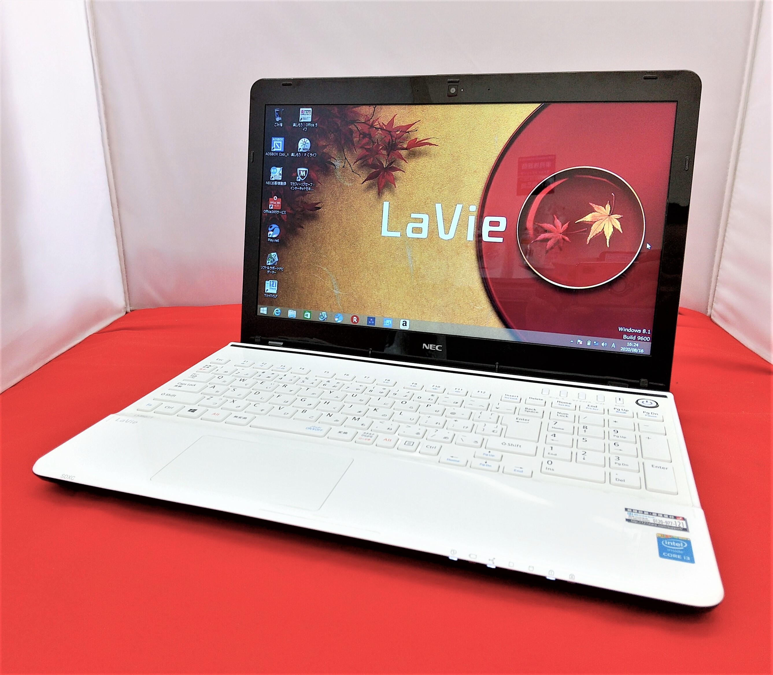 NEC LaVie LS350TSW-E3 Windows10 Home 64bit(HDDリカバリ) / Polaris Office