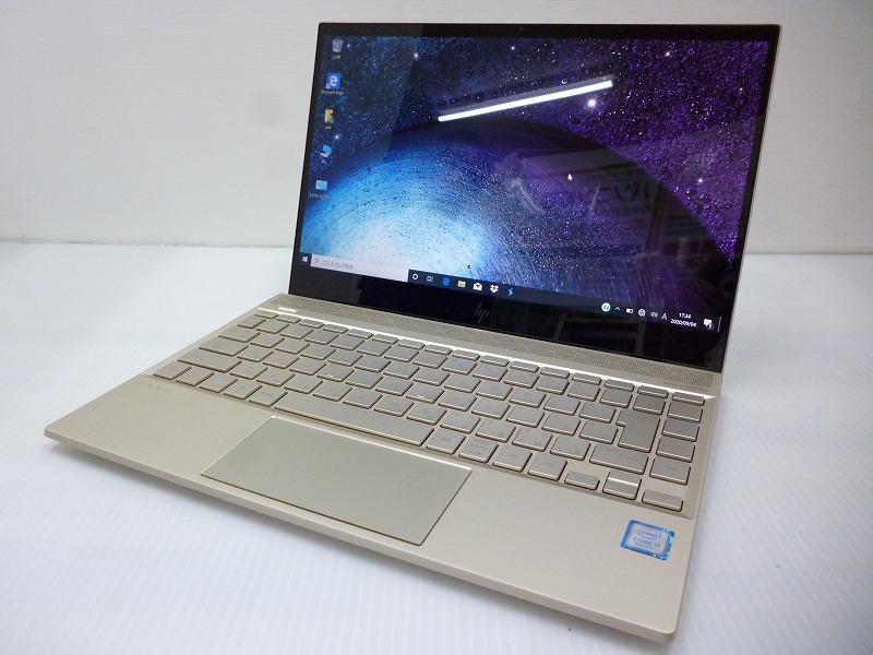 HP ENVY 13-ah0010tu CPU:Core i3-8130U 2.2GHz/メモリ:4GB/SSD:256GB