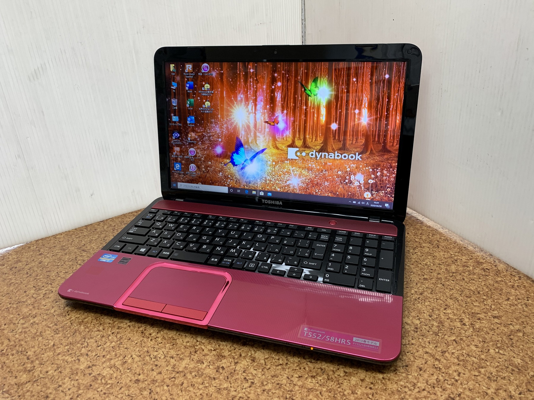 東芝 dynaboo T552/58HRS CPU：Core i7 3630QM 2.4GHz / メモリ：8GB