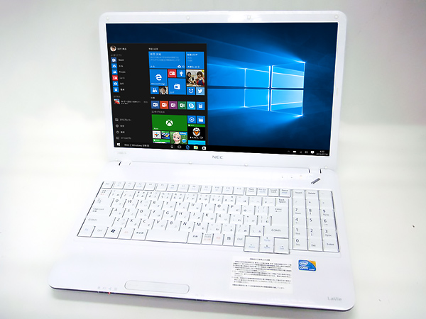NEC Lavie LS550/A CPU： Core i5 430M 2.2GHz/メモリ：4GB/HDD：500GB