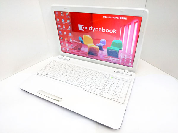 東芝 dynabook T451/34DWS CPU： Celeron B800 1.5GHz/メモリ：4GB/HDD