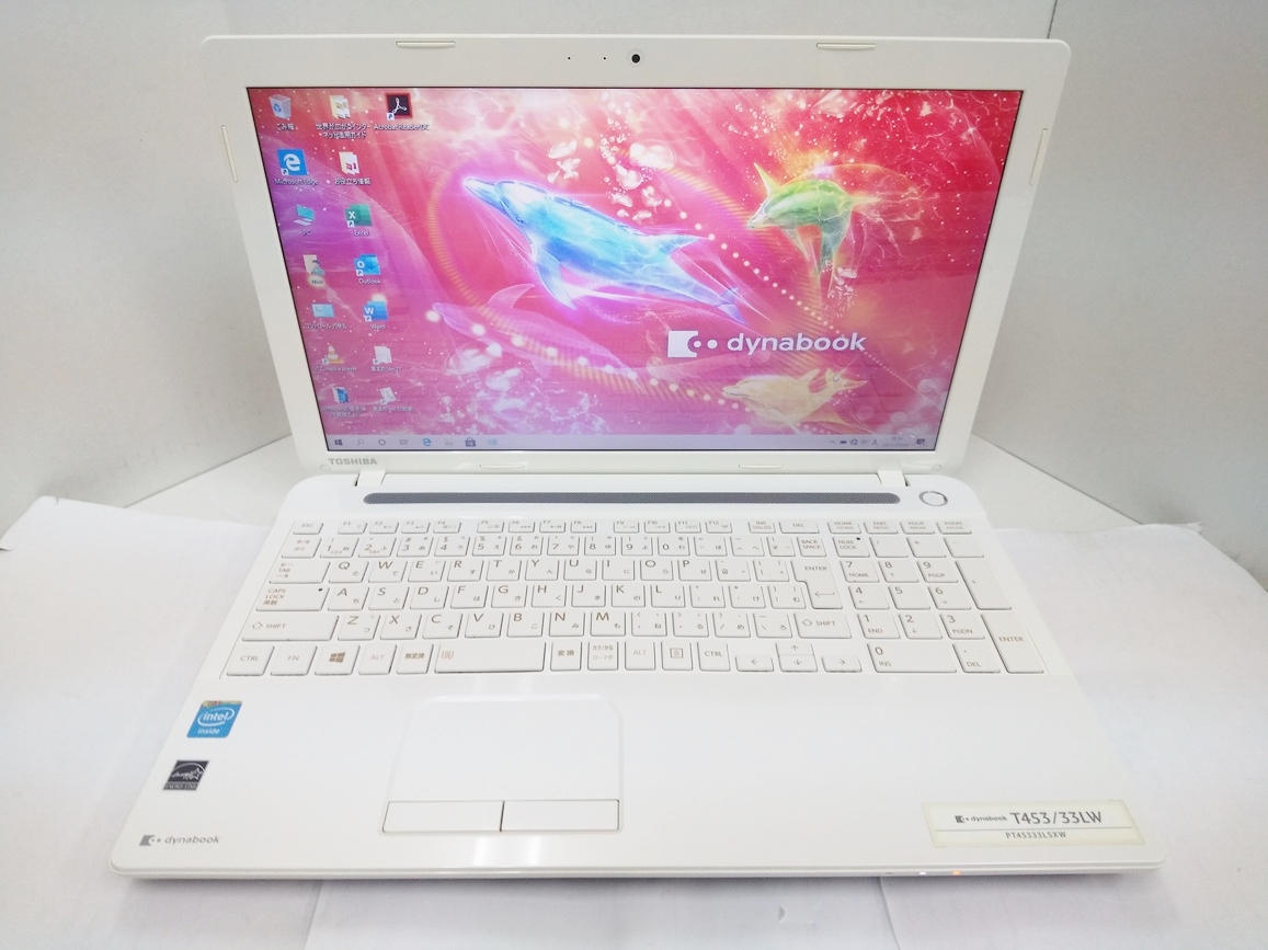 東芝 dynabook T453/33LW WEBカメラ・マイク内蔵モデル (Celeron-1037U 1.8GHz/メモリ4GB