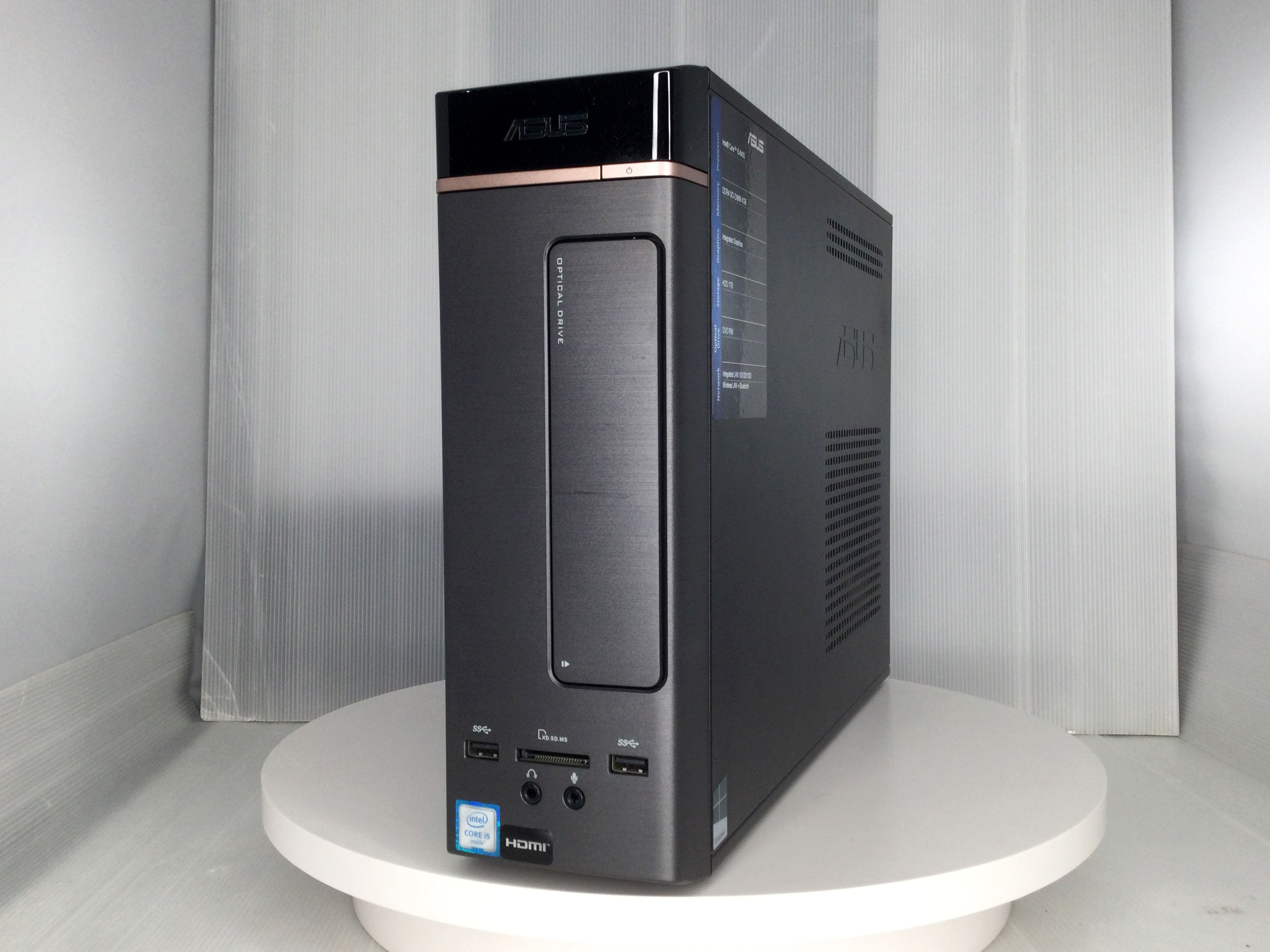 ASUS K20CD CPU： Core i5 6400 2.7GHz/メモリ：4GB/HDD：1000GB/OS