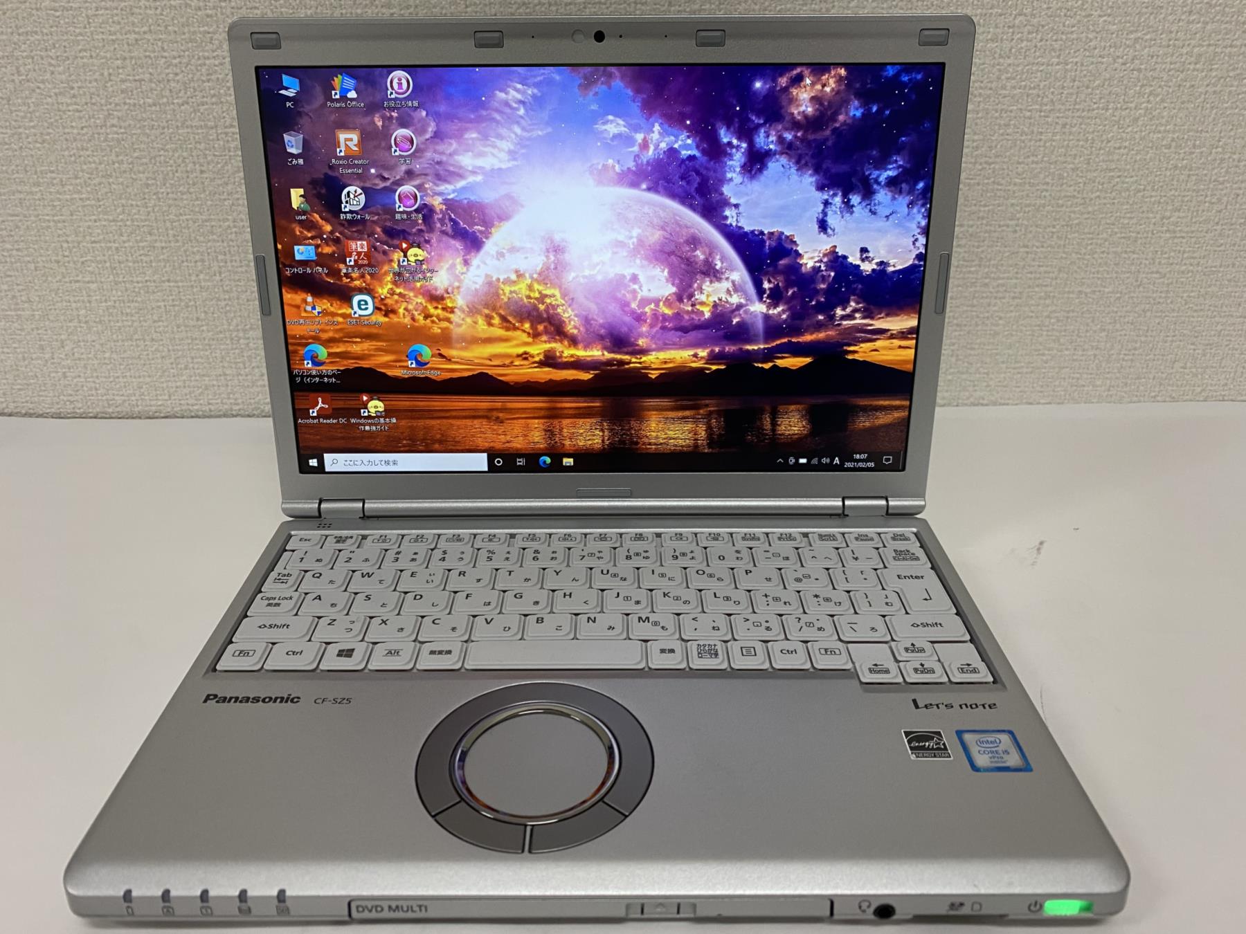 Panasonic Let'snote CF-SZ5 Core i5 6300U 2.4GHz/メモリ8GB/SSD