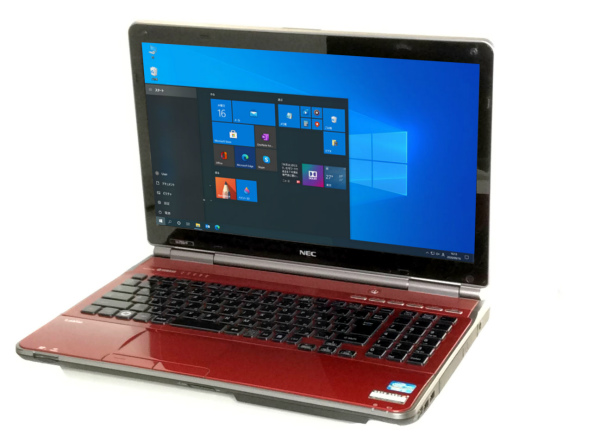 LAVIE NEC ノートパソコン レッド　赤 HDD750GB 大容量