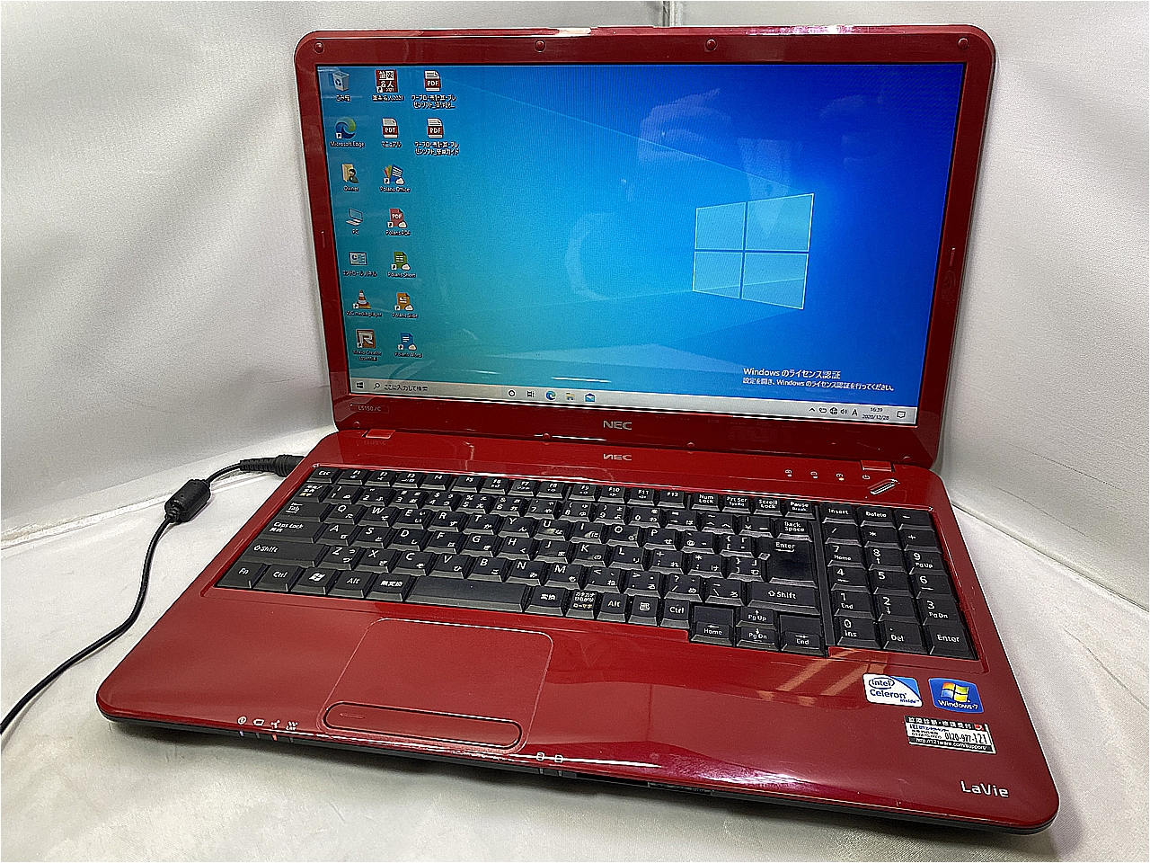 NEC Lavie PC-LS150CS6R CPU：Celeron P4600 2.0GHz / メモリ：4GB 