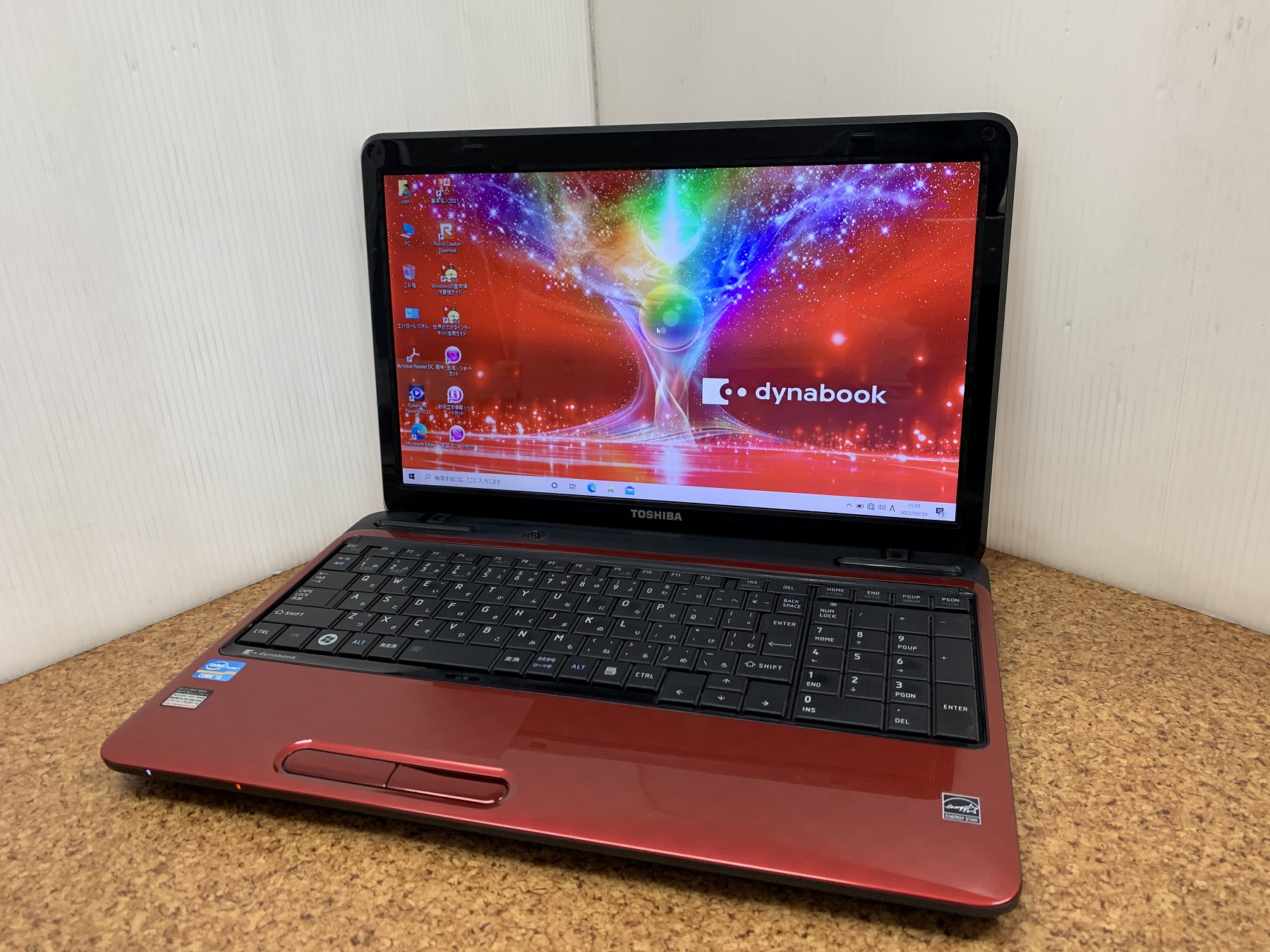 東芝 dynabook T351/57CR CPU：Core i5 2410M 2.3GHz / メモリ：4GB / SSD 240GB