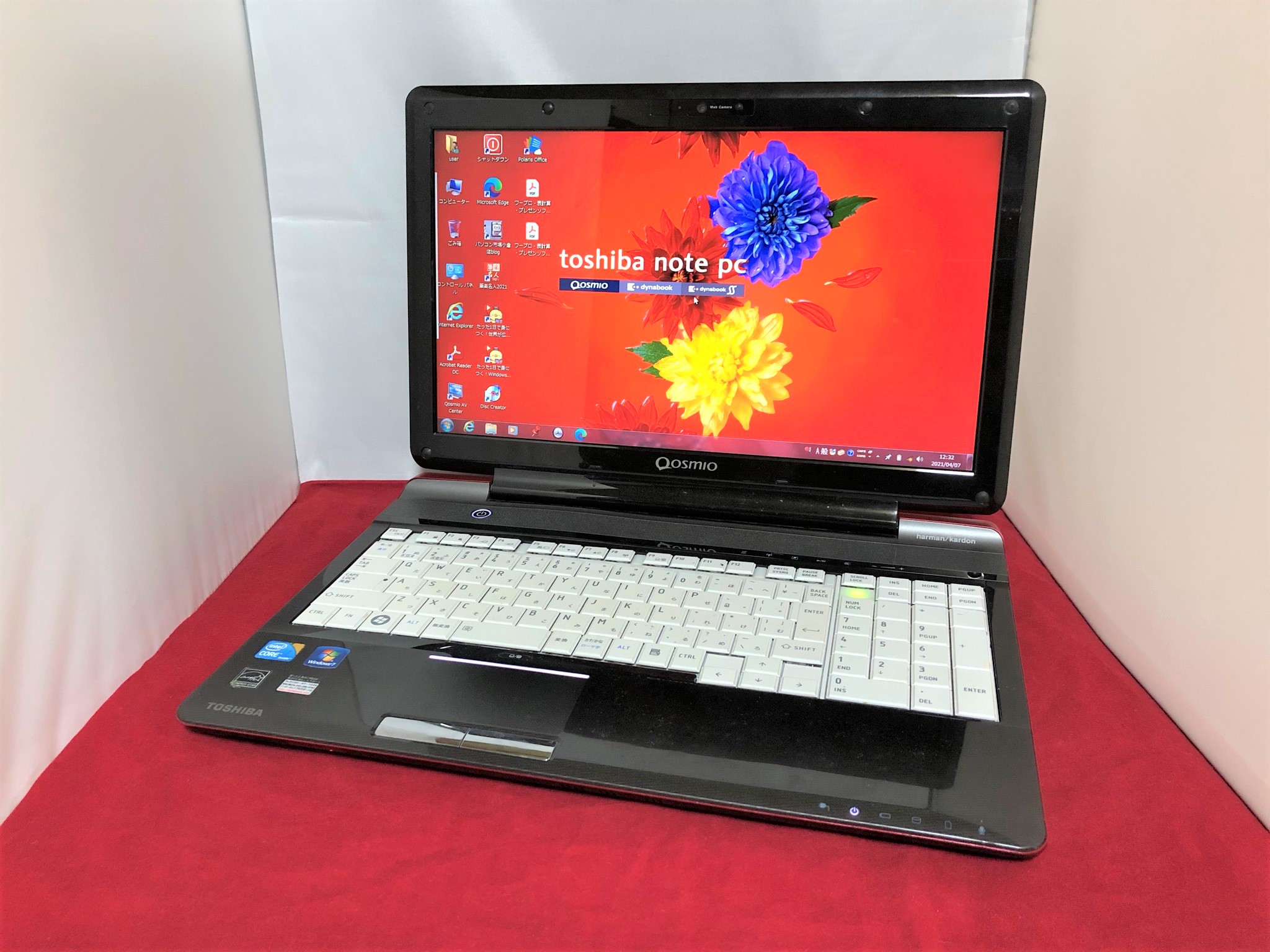 東芝 Qosmio V65/86L（Windows7） Windows7 HP 64bit(HDDリカバリ ...