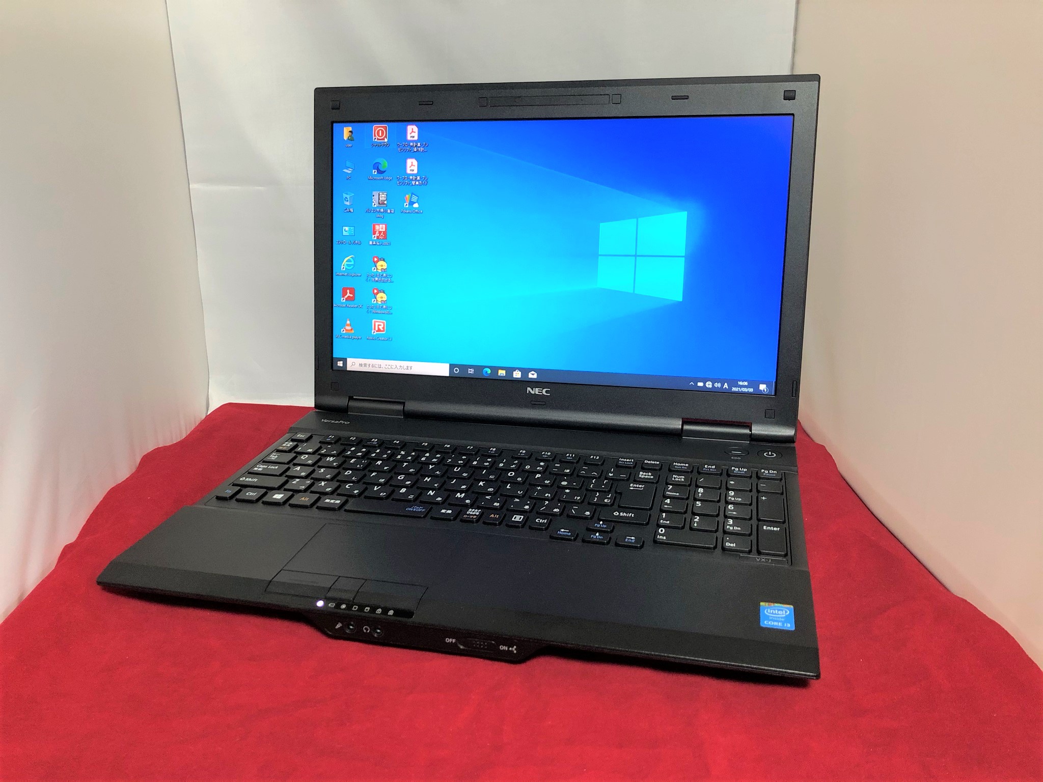 NEC VersaPro PC-VK25LXZEJ Windows10 Pro 64bit(HDDリカバリ