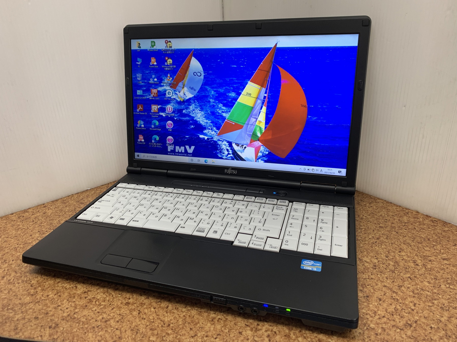 【テンキー】【定番】富士通 FUJITSU LIFEBOOK A561 第2世代 Core i5 2520M/2.50GHz 8GB 新品SSD240GB スーパーマルチ Windows10 64bit WPSOffice 15.6インチ HD テンキー 無線LAN パソコン ノートパソコン PC Notebook