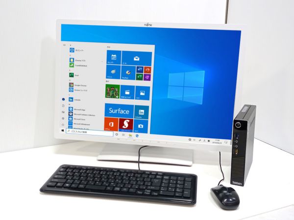 Lenovo ThinkCentre M73p Tiny 液晶モニターセット CPU：Core i5 4590T