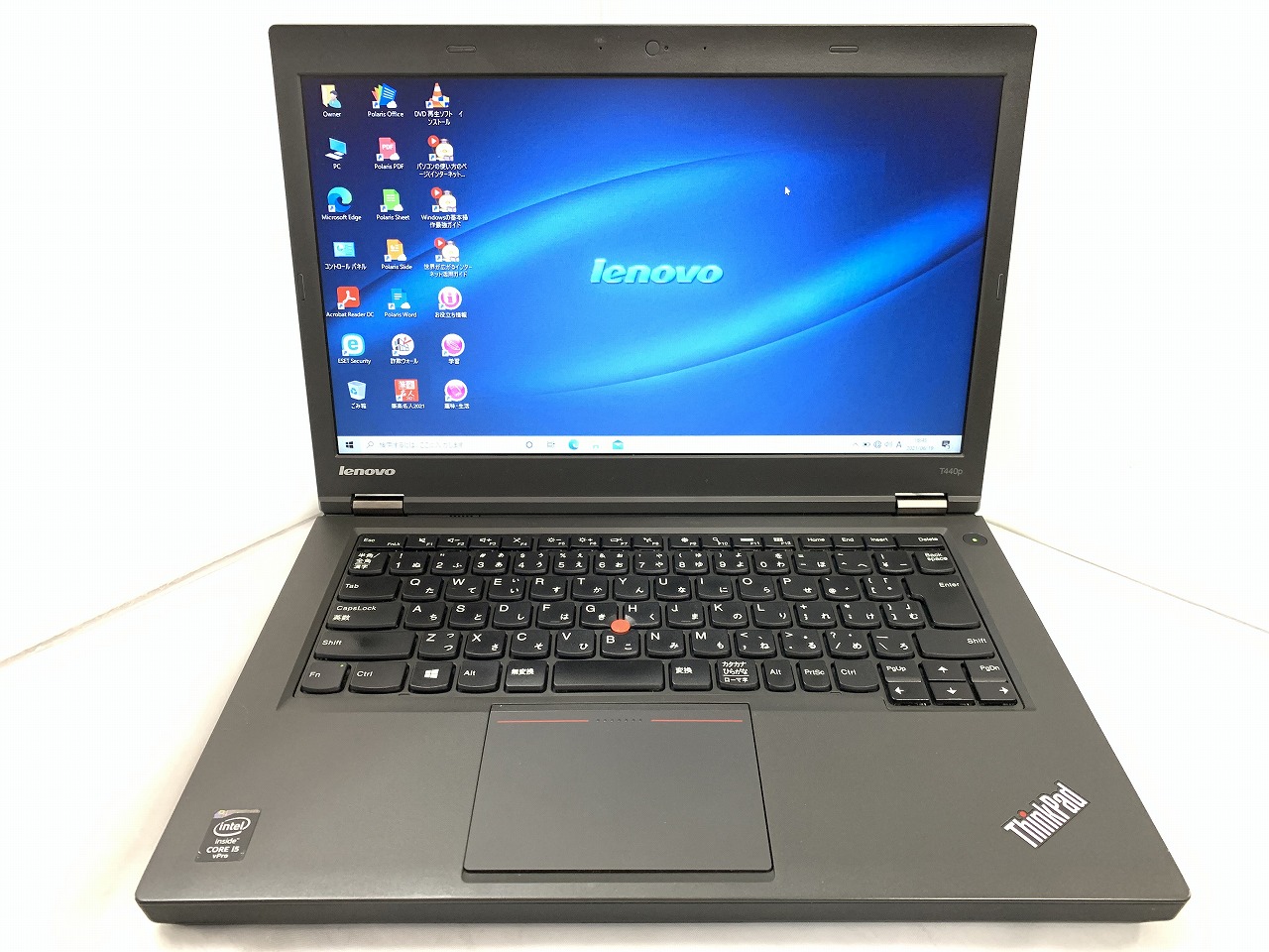 Lenovo ThinkPad T440P CPU:Intel Core i5 4300M 2.6GHz / メモリ:4GB