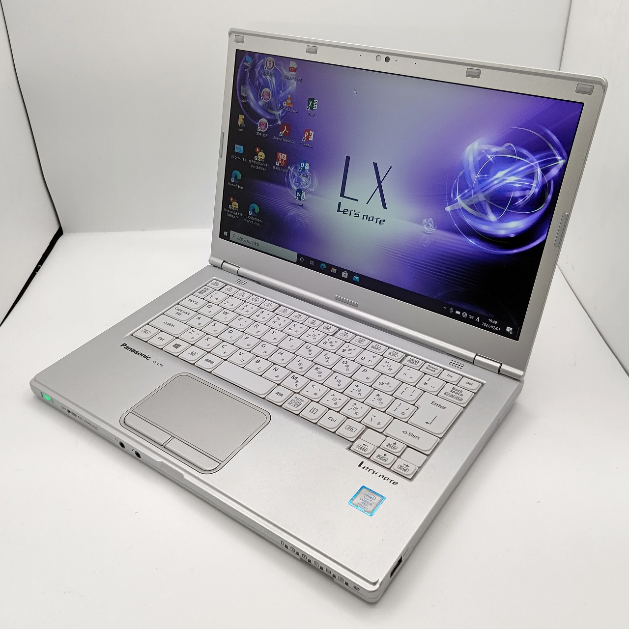 Panasonic Let's note CF-LX6 (CPU:Corei5-7300U/メモリ:8GB/SSD256GB/ドライブ:非搭載/画面サイズ:14インチ(1920×1080)/OS:Windows10Pro)  中古ノートパソコンが激安販売中！ 中古パソコン市場
