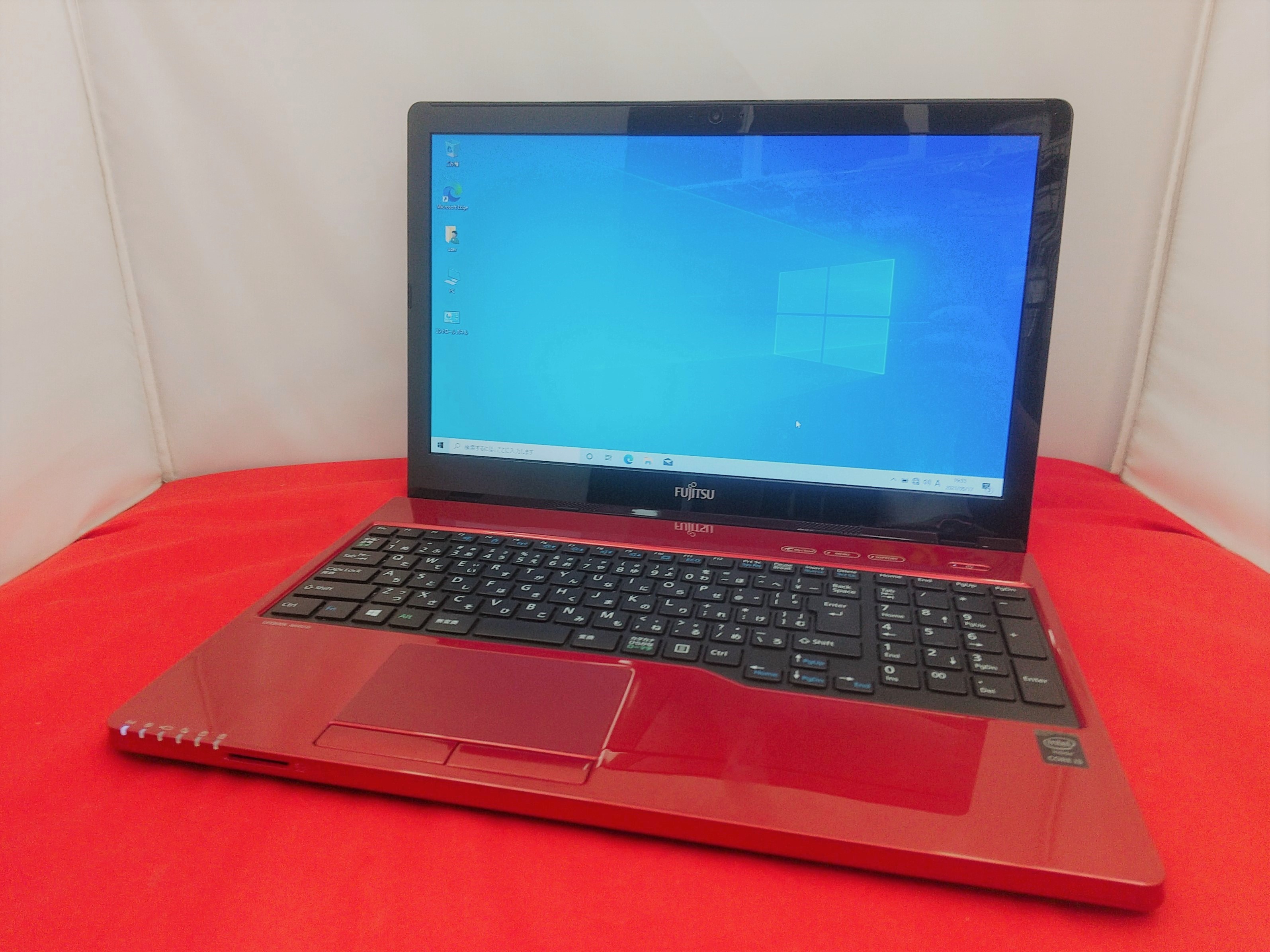 富士通 LIFEBOOK AH45/W Windows10 Home 64bit(内蔵リカバリ