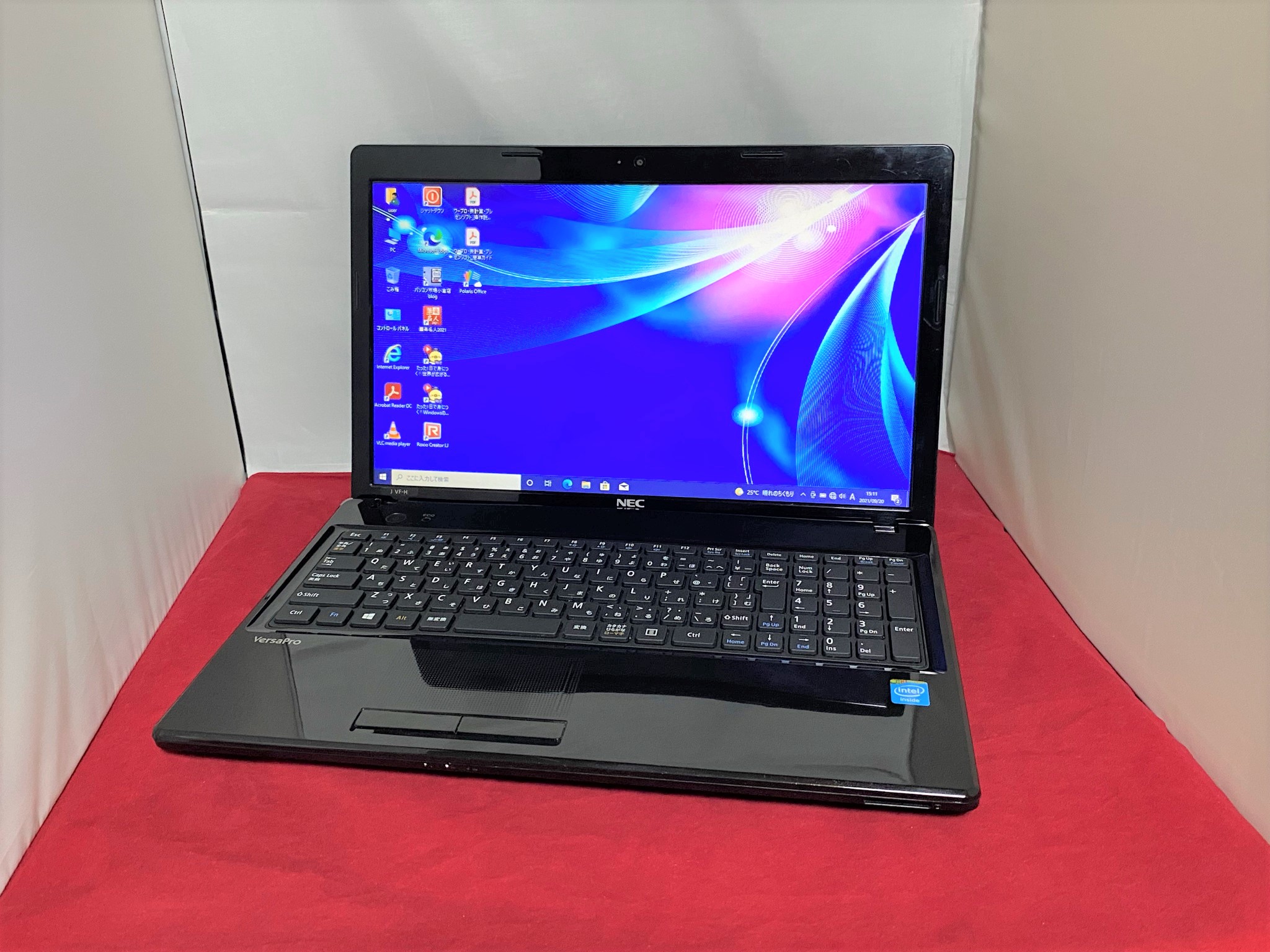 NEC VersaPro VJ19EF-H Windows10 Pro 64bit(内蔵リカバリ) Polaris Office  Celeron 1005M 1.9GHz メモリ:4GB SSD:120GB（新品） DVDマルチ 15.6インチ 180日保証  中古ノートパソコンが激安販売中！ 中古パソコン市場
