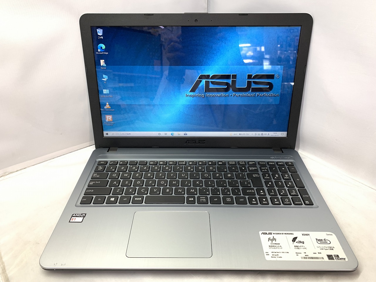 ★★ASUS X540Y ノートパソコン★★