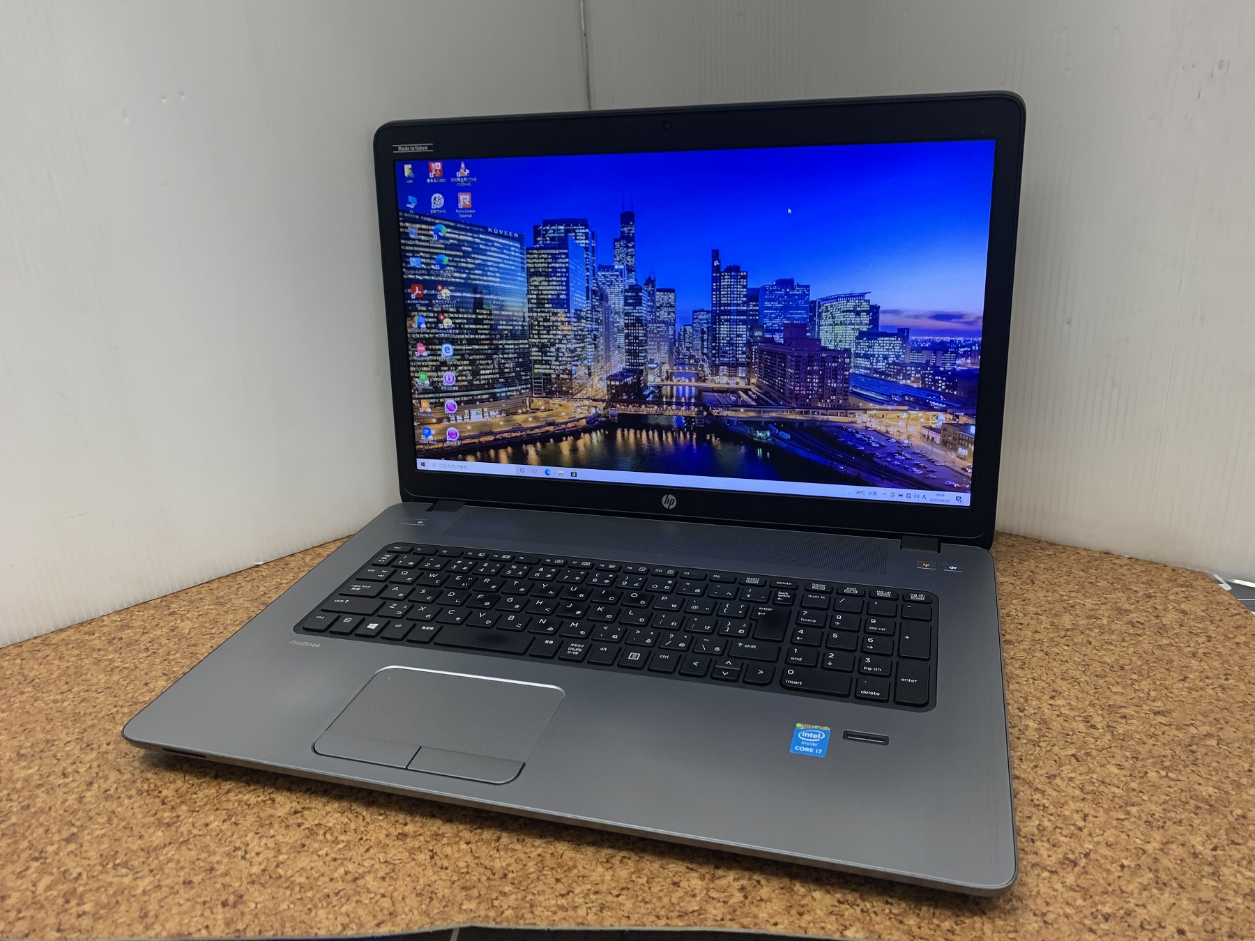 日本HP ProBook 470 G2 CPU：Core i7 4558U 2.8GHz / メモリ：4GB