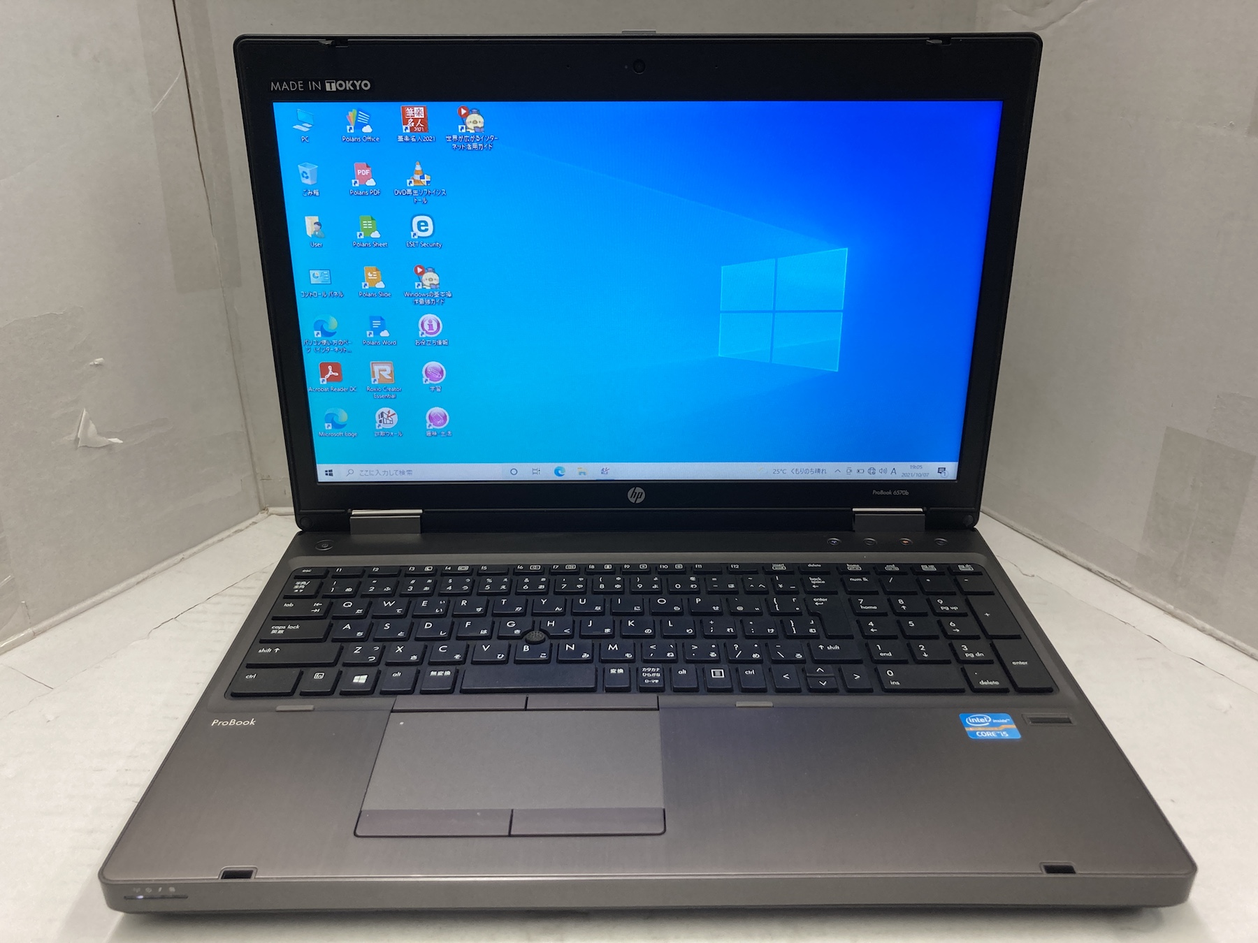 HP ProBook 6570bCore i5 8GB 新品SSD120GB DVD-ROM 無線LAN Windows10 64bitWPSOffice 15.6インチ  パソコン  ノートパソコン