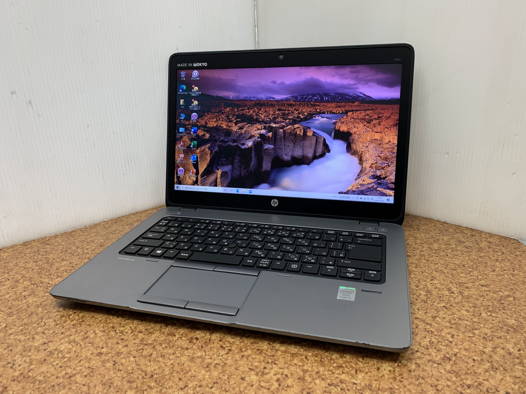 日本HP EliteBook 840 G1 CPU：Core i5 4200U 1.6GHz / メモリ：8GB