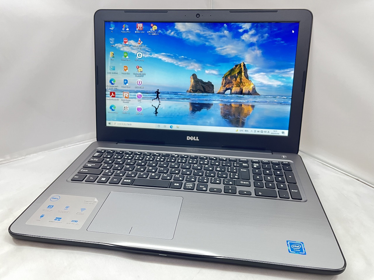 DELL Inspiron15 5000 CPU:Celeron 3865U 1.8GHz / メモリ:4GB / SSD