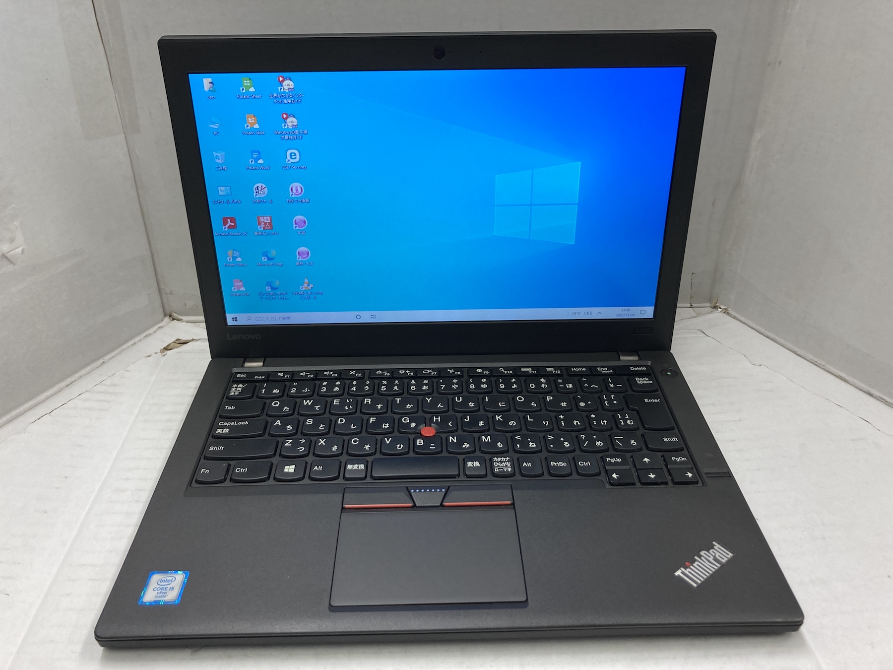 Lenovo ThinkPad X260 （CPU:Core i5 6300U 2.4GHz/メモリ:8GB/SSD ...