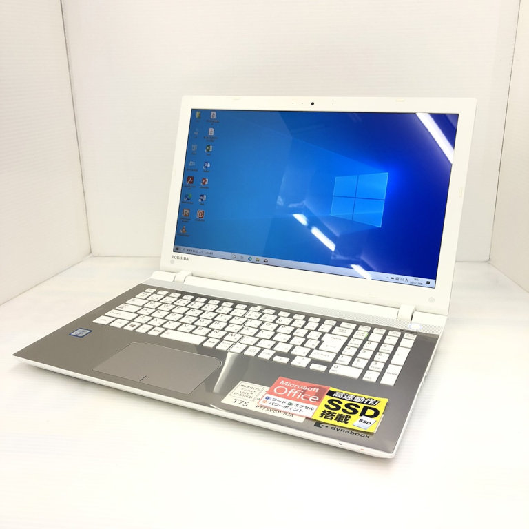 東芝 dynabook T75 Windows10 Home 64bit(HDDリカバリ) / Microsoft