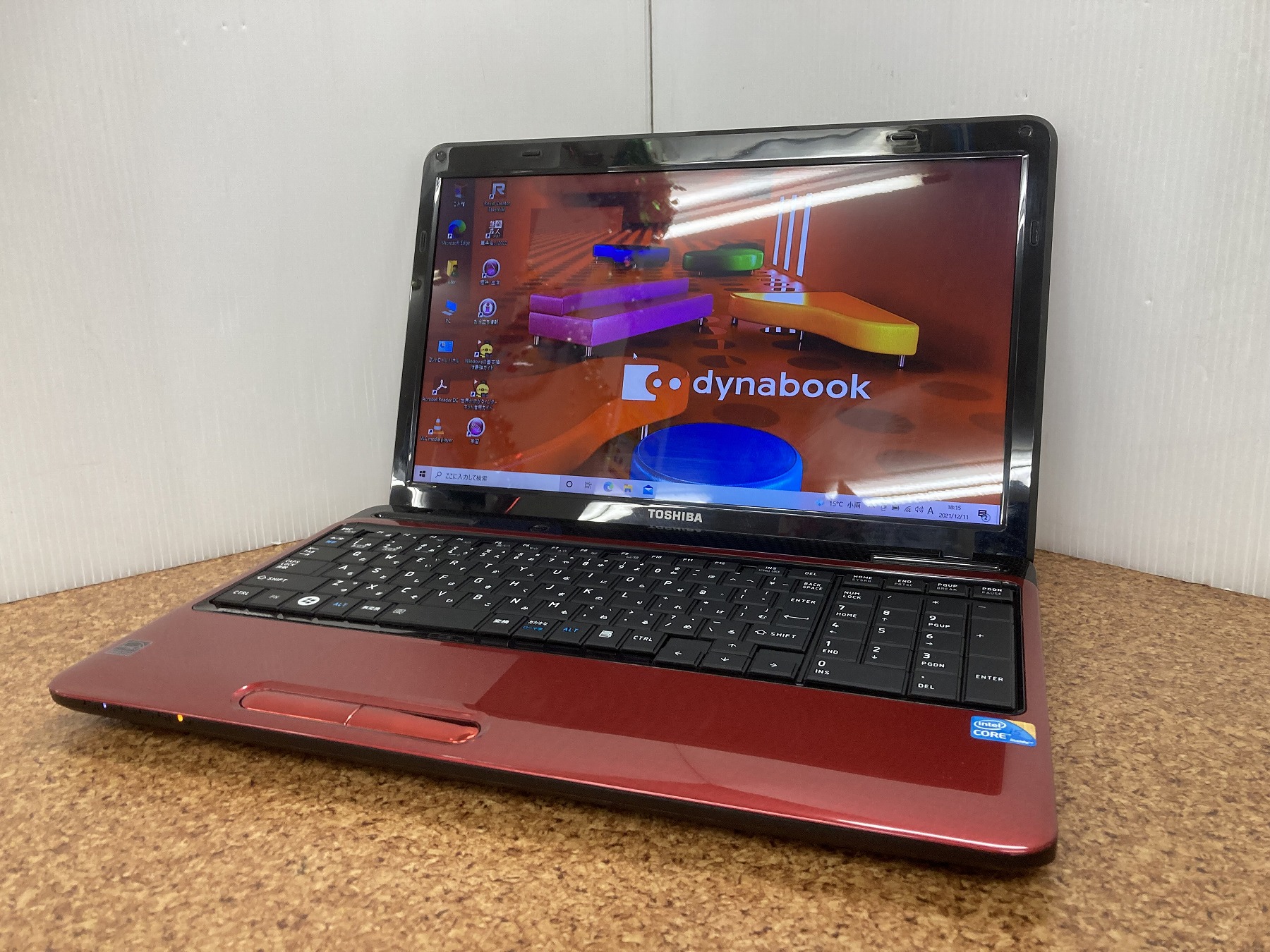 東芝 dynabook T350/46BR CPU：Core i5 480M 2.66GHz / メモリ：4GB
