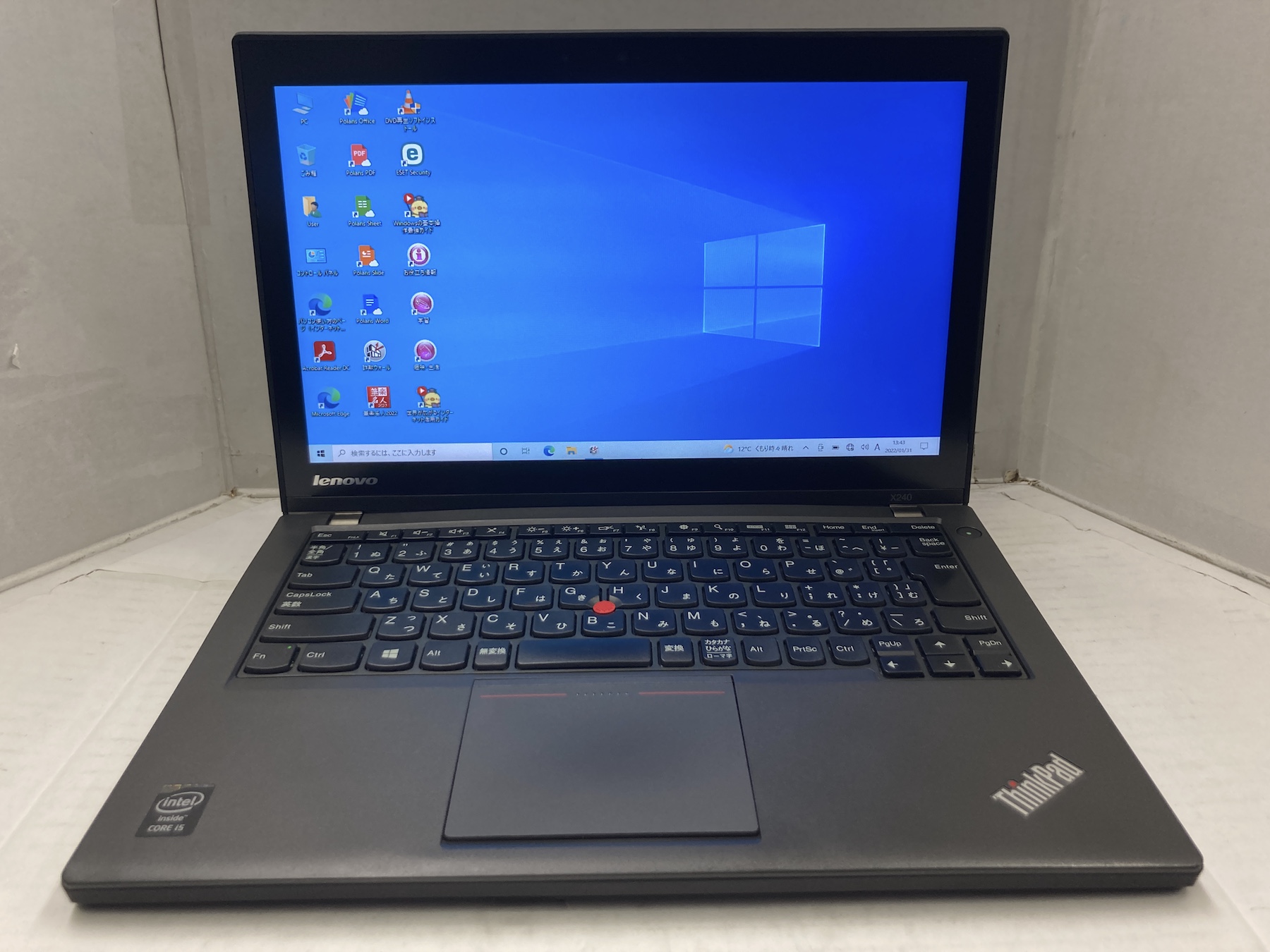 Lenovo ThinkPad X240 Core i5 4200U 4GB HDD250GB 無線LAN Windows10 64bitWPSOffice 12.5インチ モバイルノート  パソコン  ノートパソコン