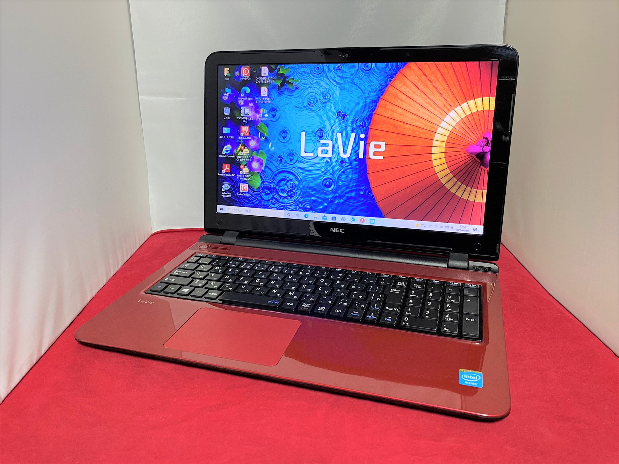 NEC LaVie PC-LS150SSR Windows10 Home 64bit(内蔵リカバリ) / Polaris ...