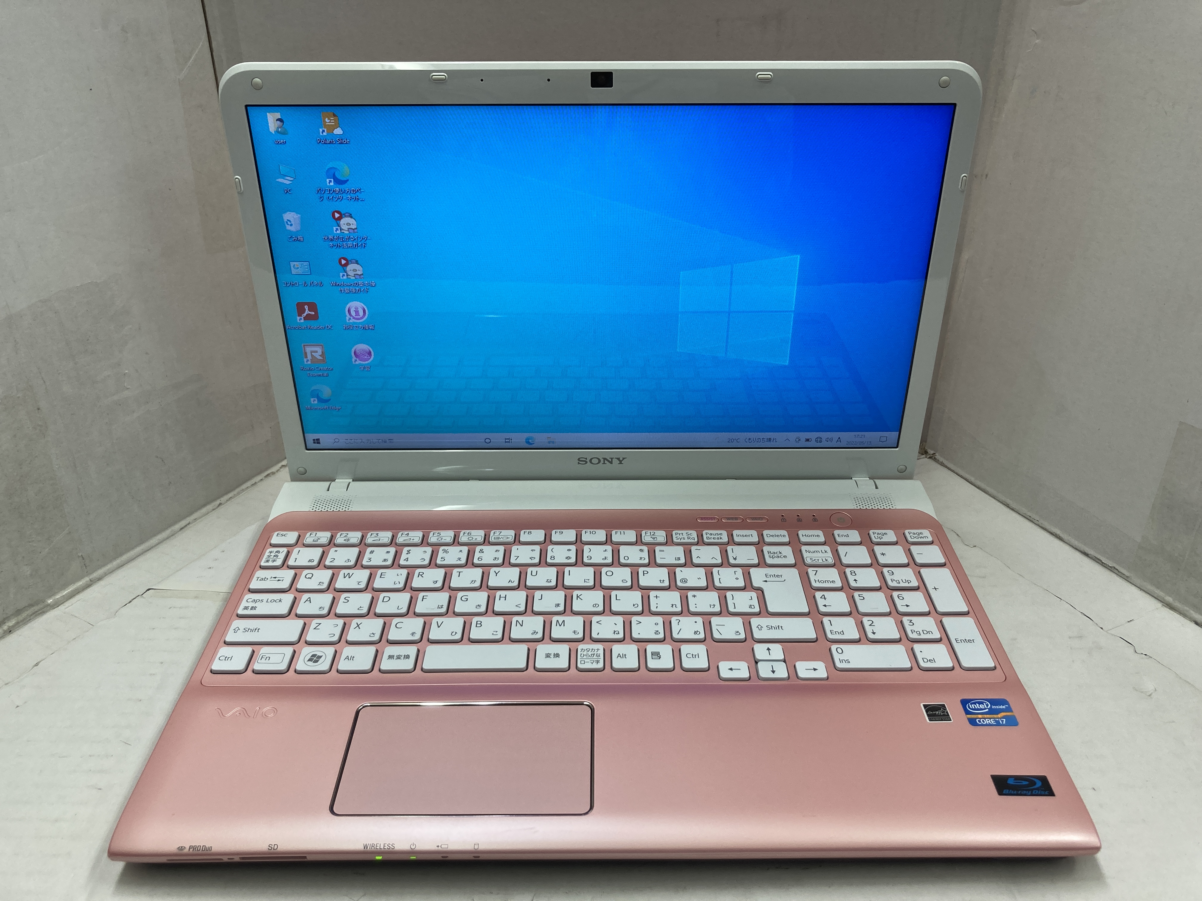 SONY VAIO SVE151B11N (CPU:Core i7-3612QM 2.1GHz/8GB/SSD240GB) 中古 ...